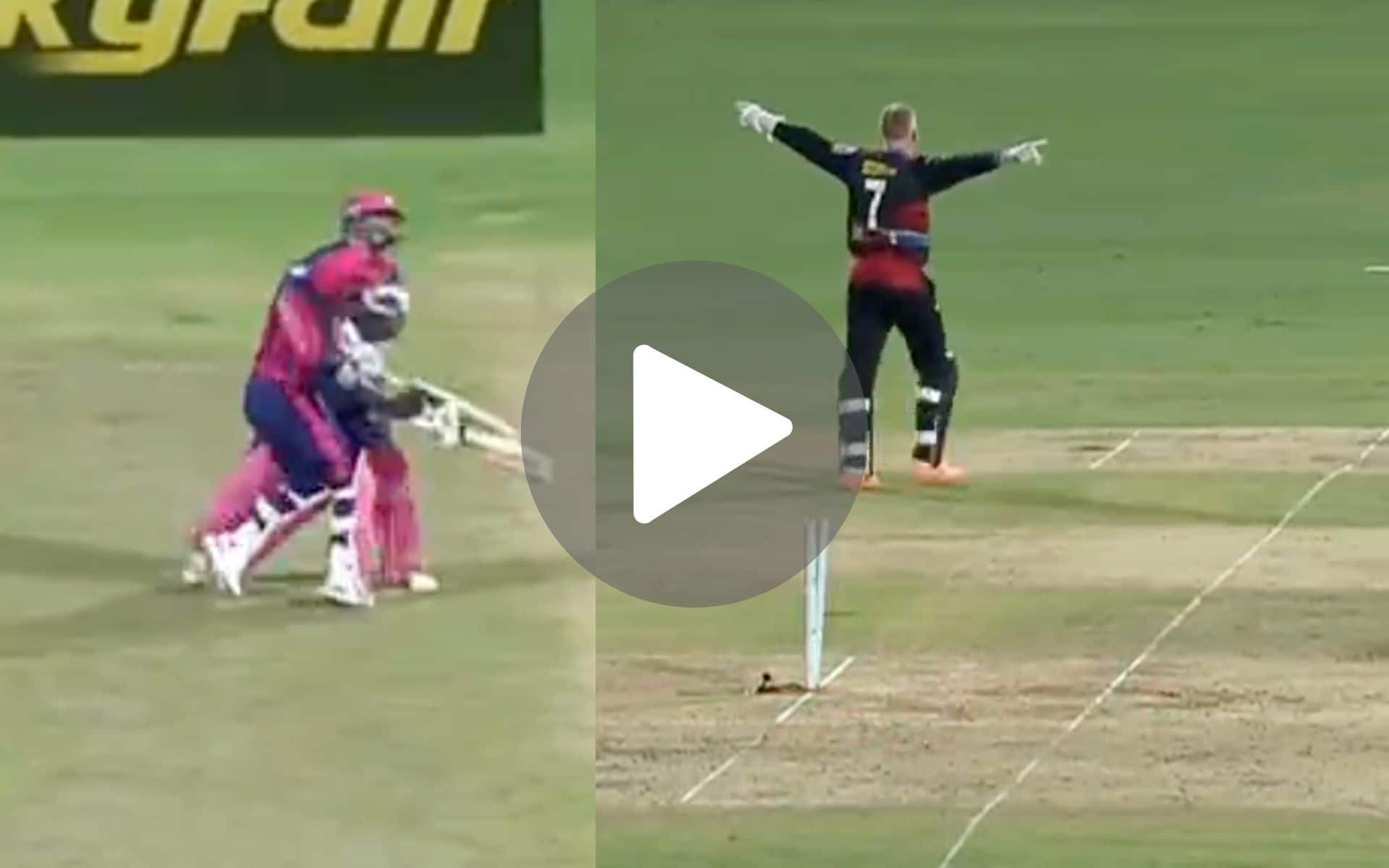 [Watch] Collision With De Kock and Sam Billings's Brilliance Ends Athanaze's Promising Start In CPL 2024